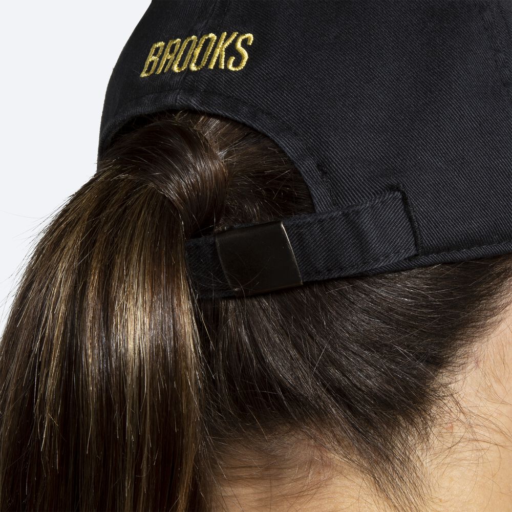 Gorras Brooks Heritage Run Hombre Negras | Ecuador-57498