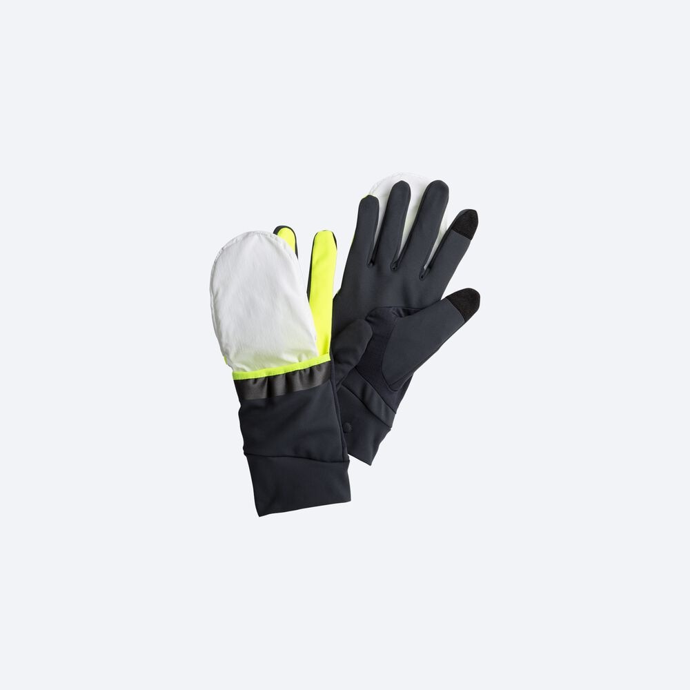 Guantes Brooks Draft Híbrido Hombre Gris/Blancas | Ecuador-89435