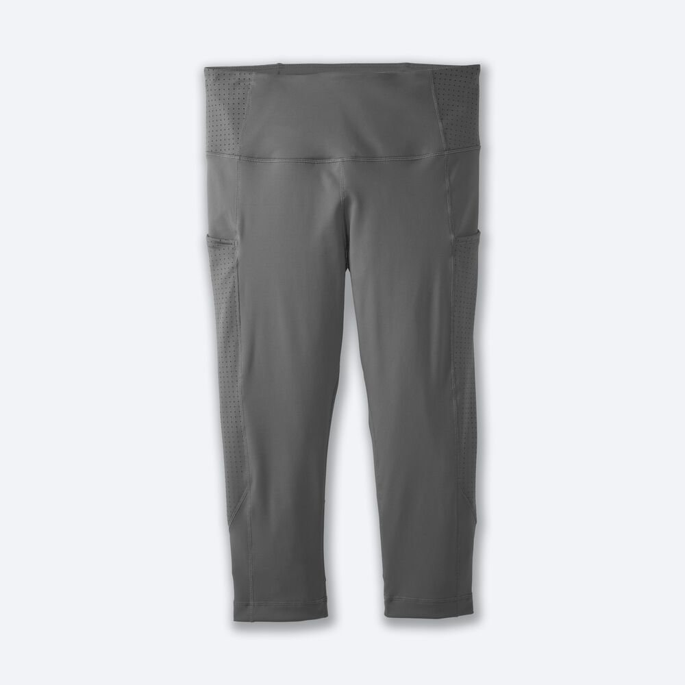 Mallas Brooks Method 1/2 Crop Tight Mujer Gris | Ecuador-09342