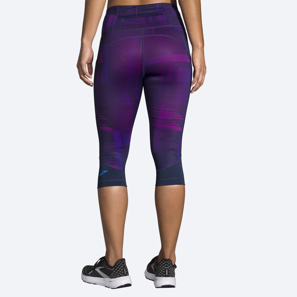 Mallas Brooks Method 1/2 Crop Tight Mujer Azul Marino | Ecuador-32087