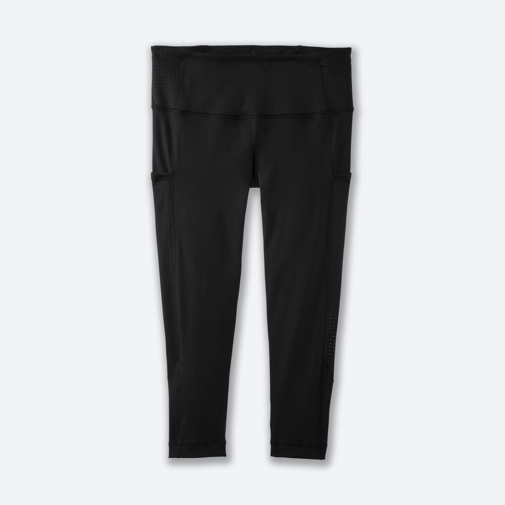 Mallas Brooks Method 1/2 Crop Tight Mujer Negras | Ecuador-70138