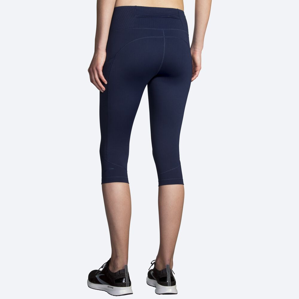 Mallas Brooks Method 1/2 Crop Tight Mujer Azul Marino | Ecuador-89364