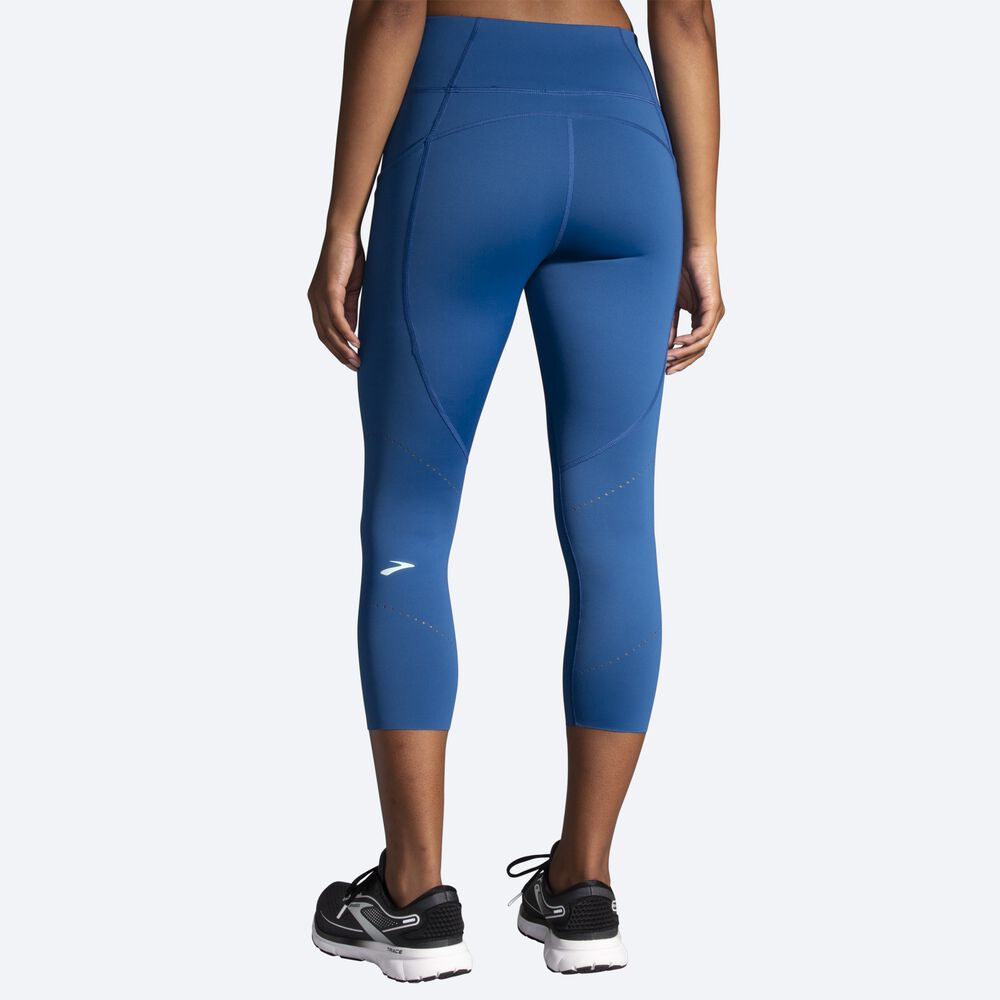 Mallas Brooks Method 3/4 Tight Mujer Azules Gris | Ecuador-94620