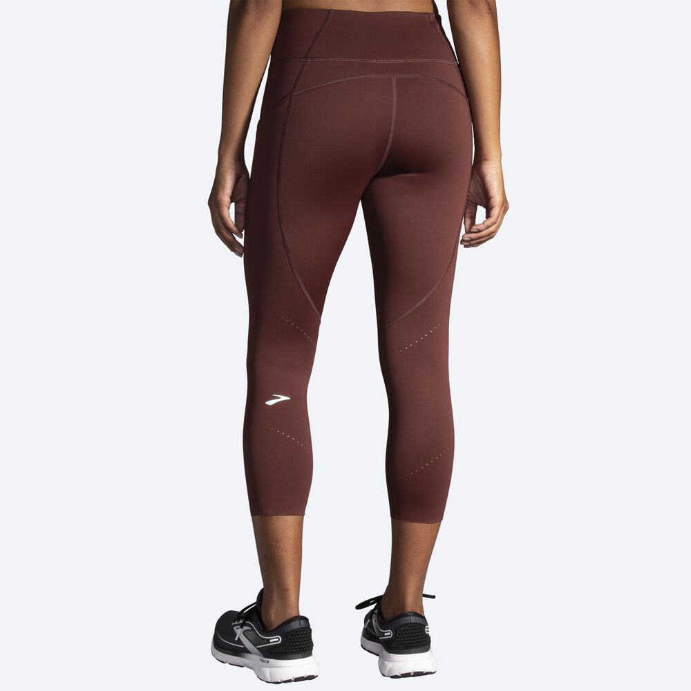 Mallas Brooks Method 3/4 Tight Mujer Chocolate | Ecuador-90163