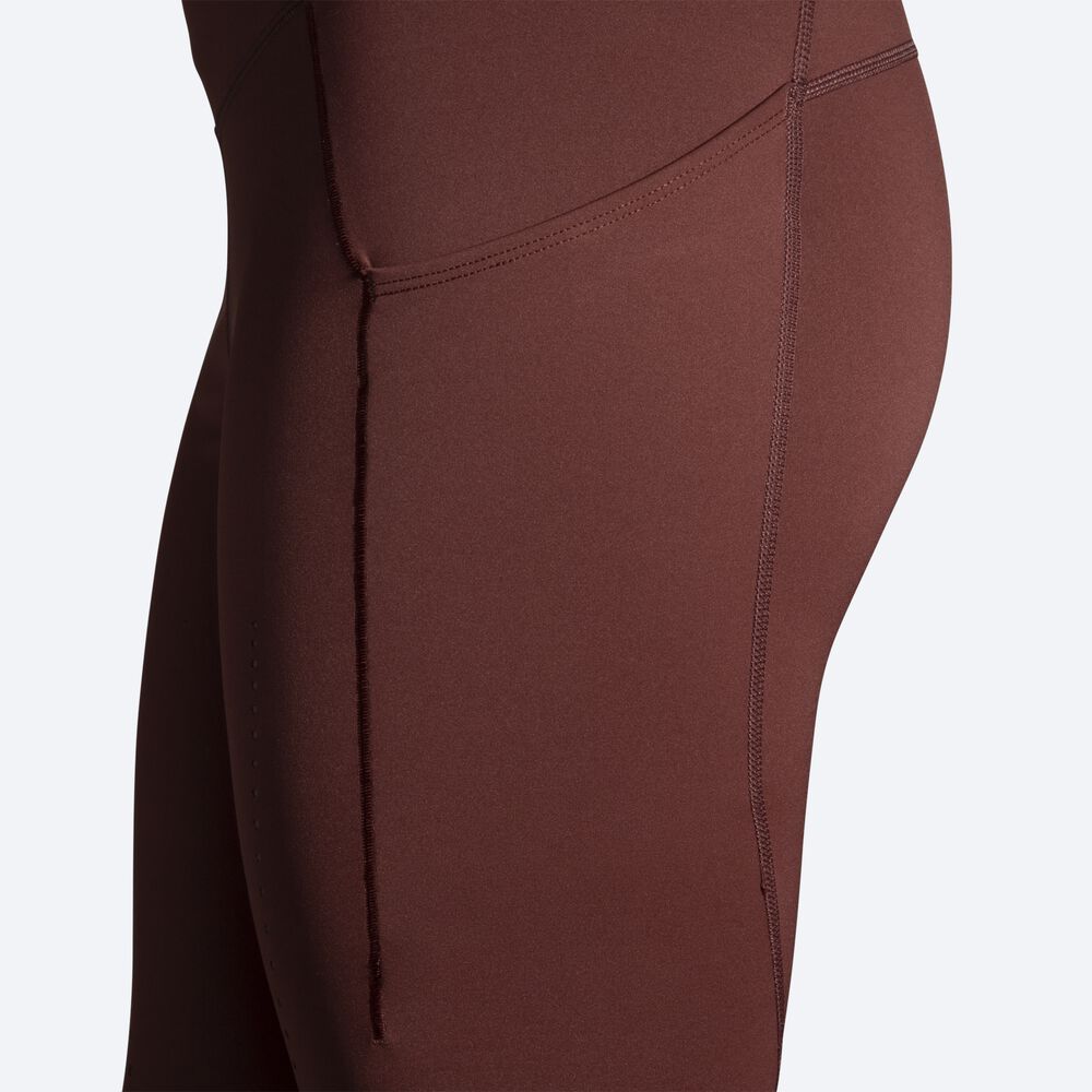 Mallas Brooks Method 3/4 Tight Mujer Chocolate | Ecuador-90163