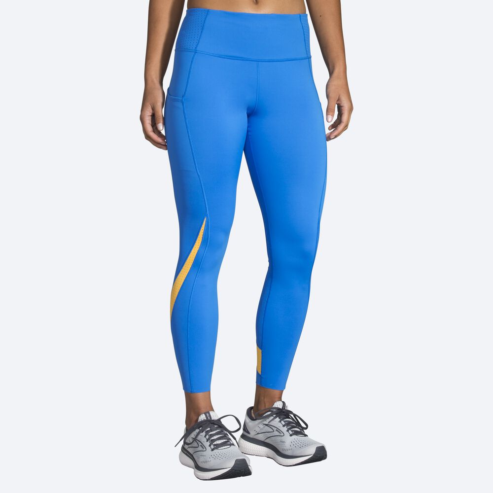 Mallas Brooks Method 7/8 Tight Mujer Azules | Ecuador-23059