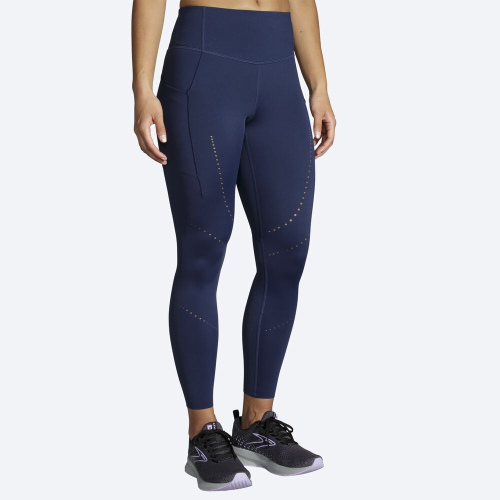 Mallas Brooks Method 7/8 Tight Mujer Azul Marino | Ecuador-45902