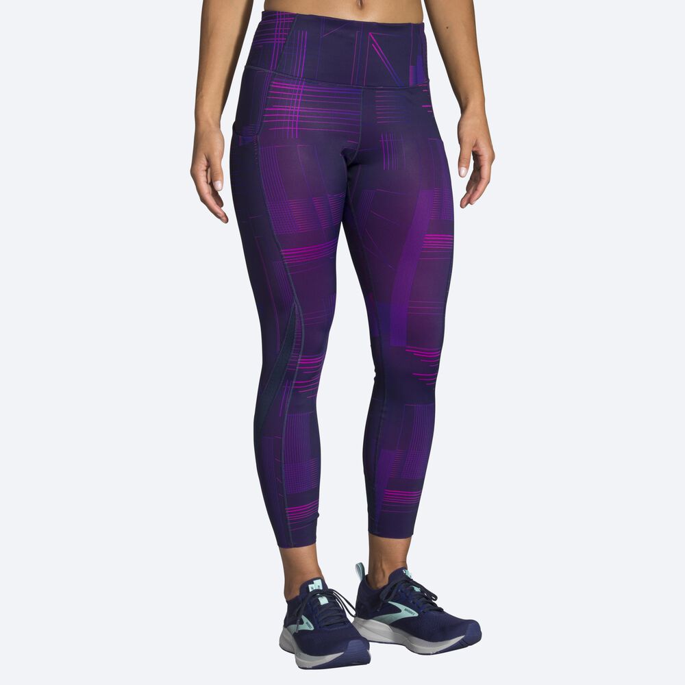 Mallas Brooks Method 7/8 Tight Mujer Azul Marino | Ecuador-87946