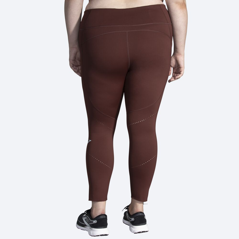 Mallas Brooks Method 7/8 Tight Mujer Chocolate | Ecuador-47953