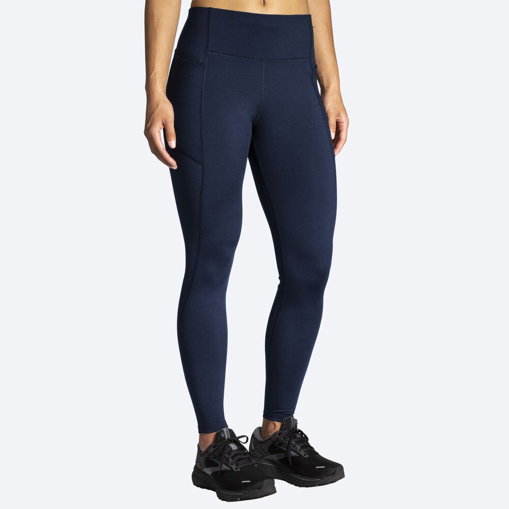 Mallas Brooks Moment Tight Mujer Azul Marino | Ecuador-02758