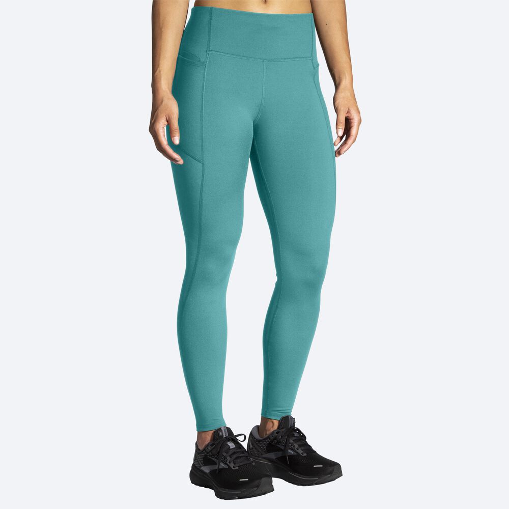 Mallas Brooks Moment Tight Mujer Verde | Ecuador-51290