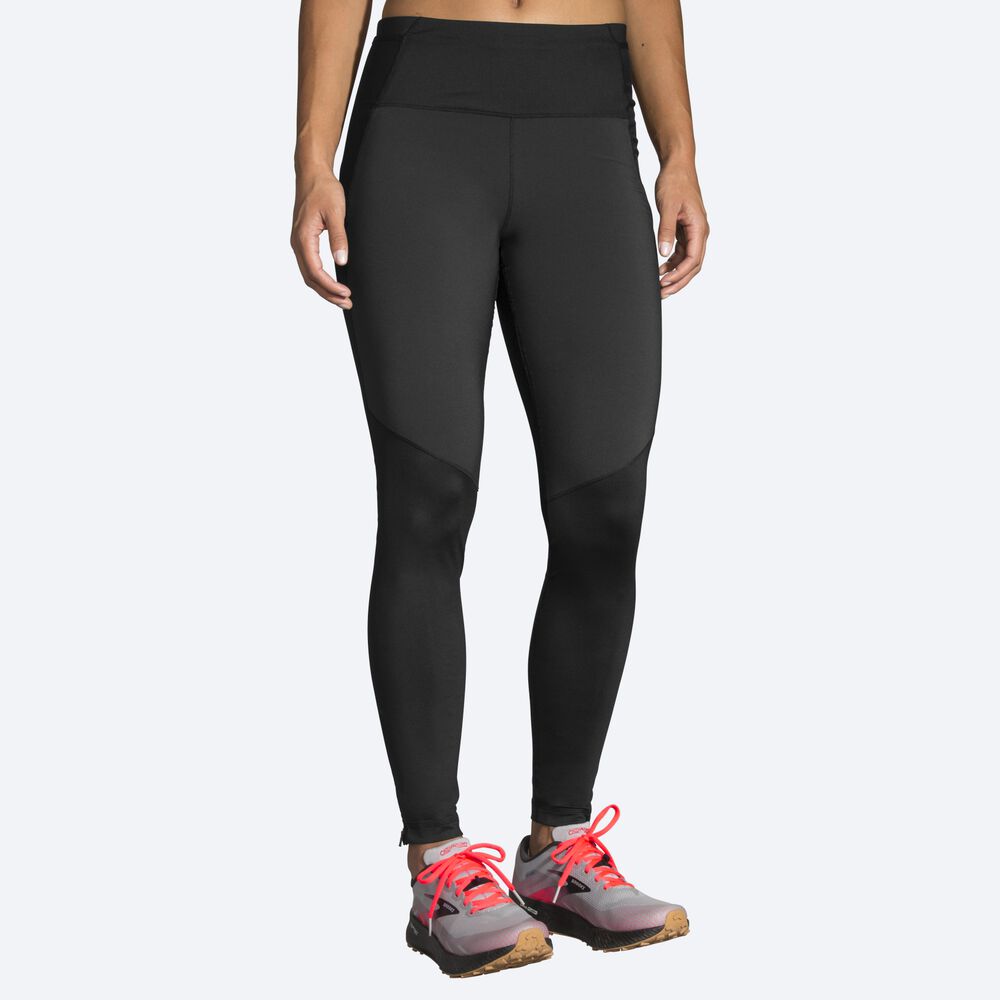 Mallas Brooks Switch Híbrido Tight Mujer Negras | Ecuador-87016