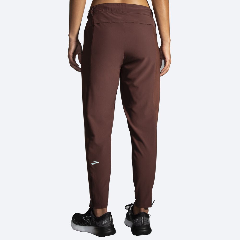 Pantalones Brooks Shakeout Mujer Chocolate | Ecuador-75149