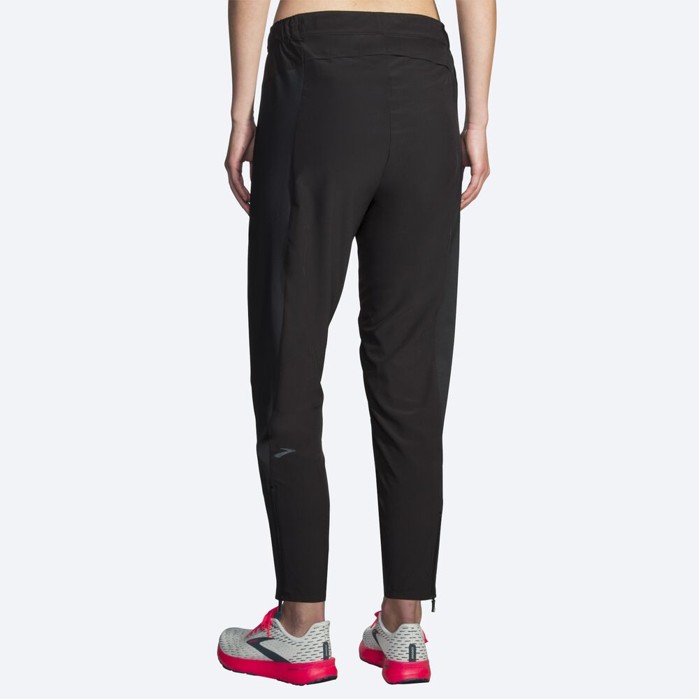 Pantalones Brooks Shakeout Mujer Negras | Ecuador-14598