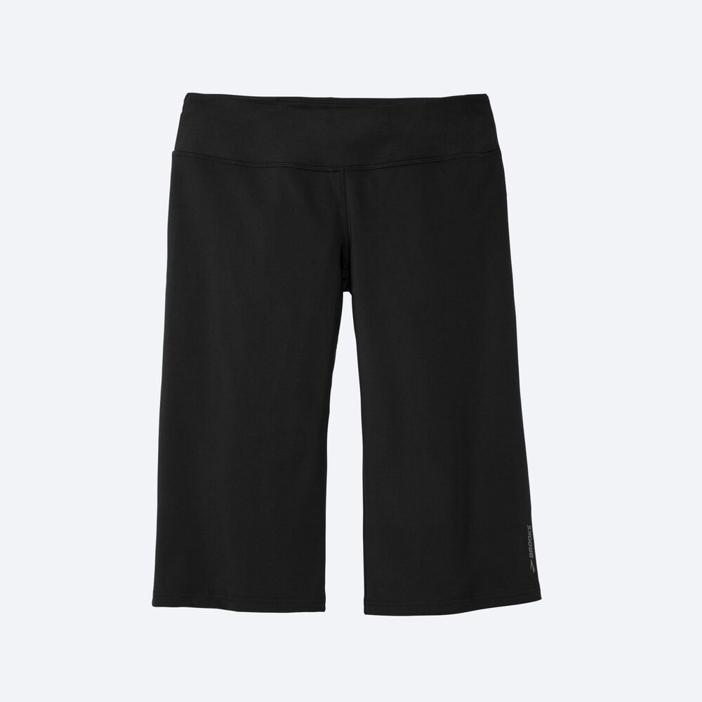 Pantalones Brooks Venture Capri Mujer Negras | Ecuador-26194