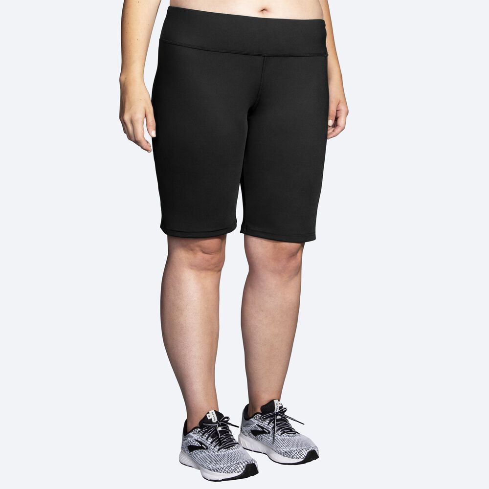 Pantalones Cortos Brooks Venture Bermuda Mujer Negras | Ecuador-90827