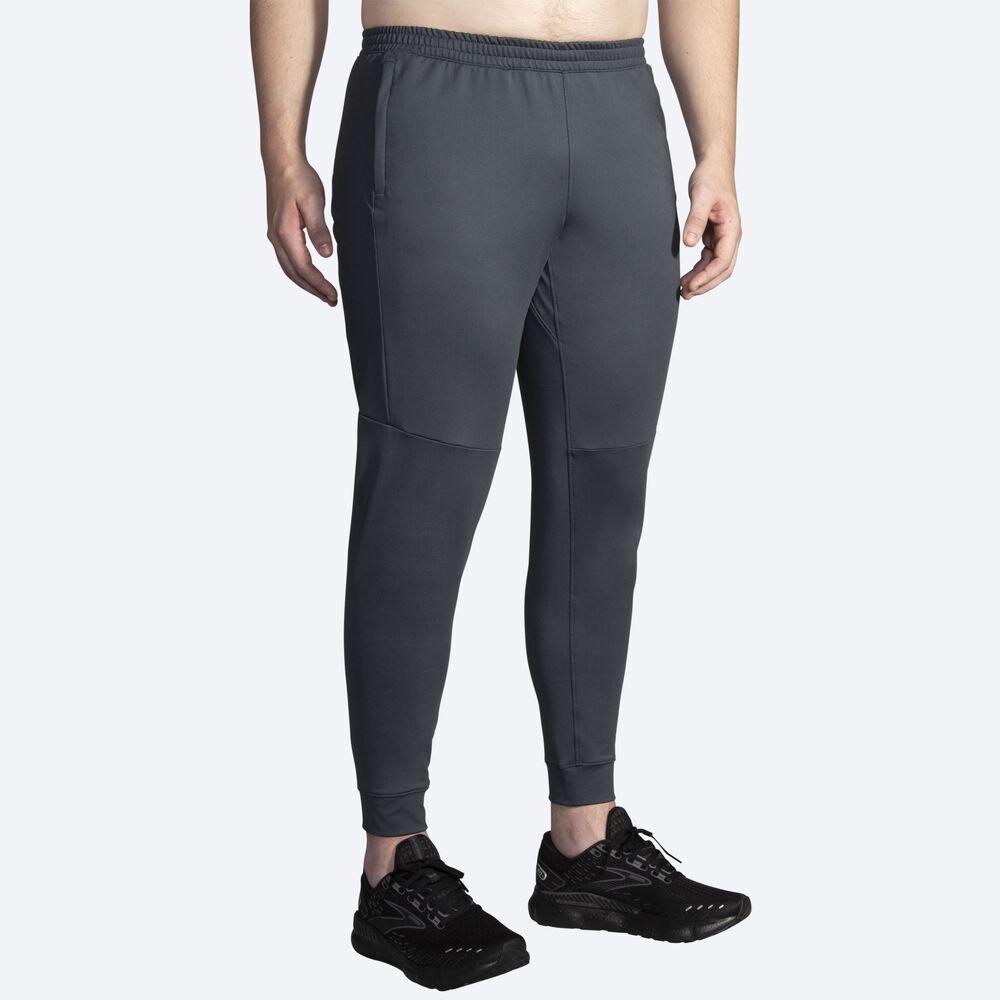 Pantalones Jogger Brooks Spartan Hombre Gris | Ecuador-40518