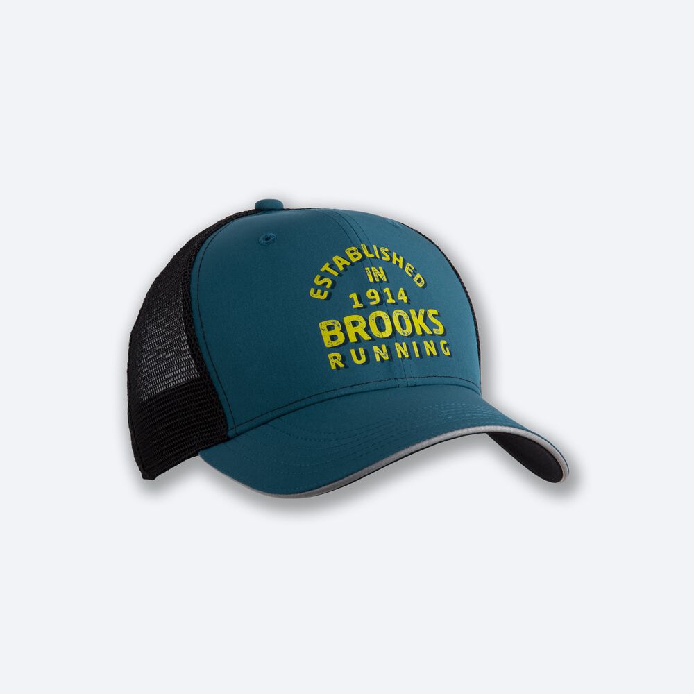 Sombreros Brooks Discovery Trucker Hombre Verde Oscuro | Ecuador-97258