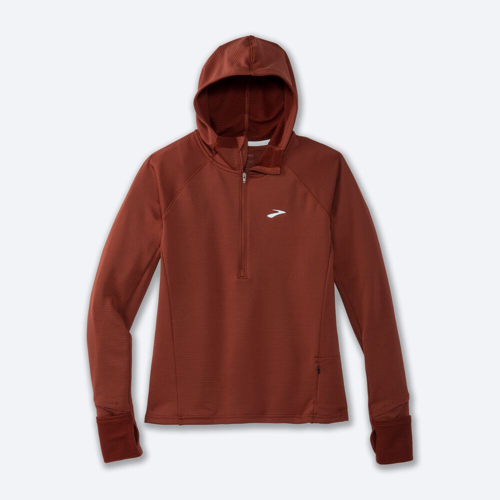 Sudadera Con Capucha Brooks Notch Thermal 2.0 Mujer Cobra | Ecuador-43278