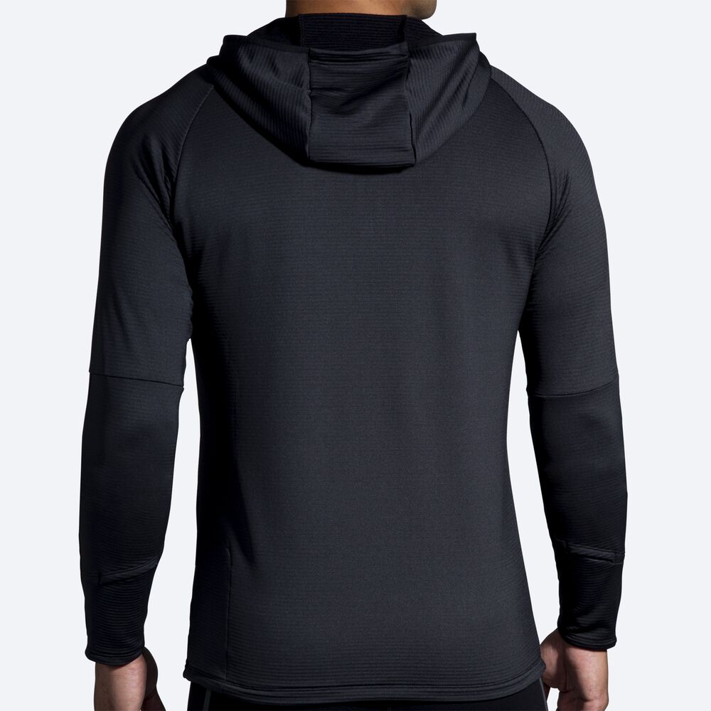 Sudadera Con Capucha Brooks Notch Thermal 2.0 Hombre Negras | Ecuador-45612