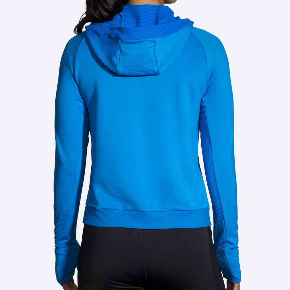 Sudadera Con Capucha Brooks Notch Thermal Mujer Azules | Ecuador-74968