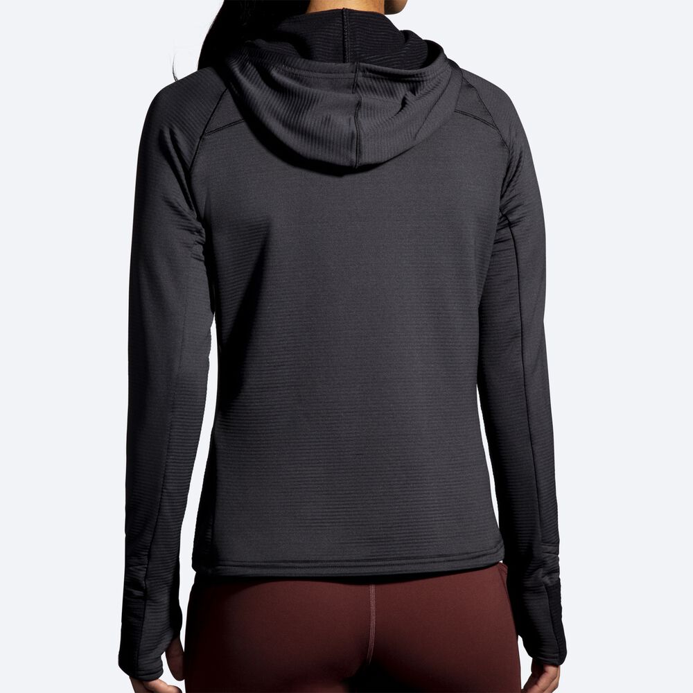 Sudadera Con Capucha Brooks Notch Thermal 2.0 Mujer Negras | Ecuador-96280