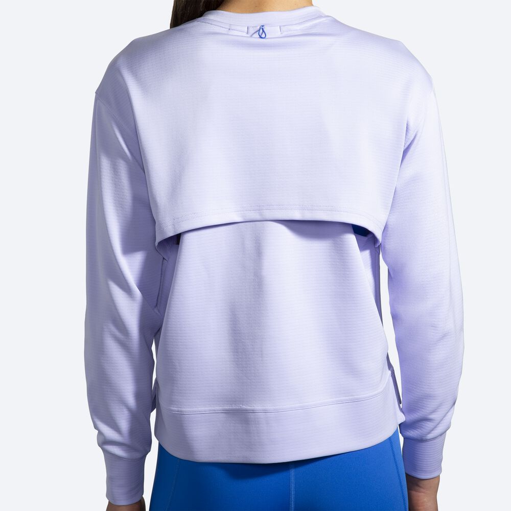 Sudaderas Brooks Run Within Mujer Moradas Gris | Ecuador-65134