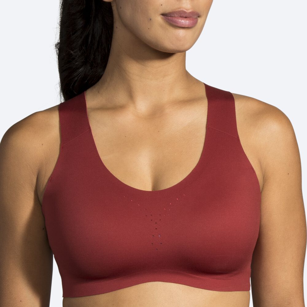 Sujetadores Deportivos Brooks Dare Crossback Run Bra Mujer Rojas | Ecuador-50817