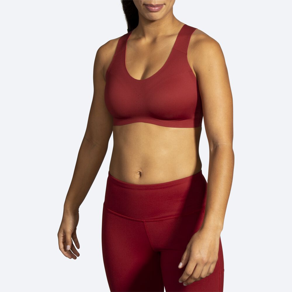 Sujetadores Deportivos Brooks Dare Crossback Run Bra Mujer Rojas | Ecuador-50817