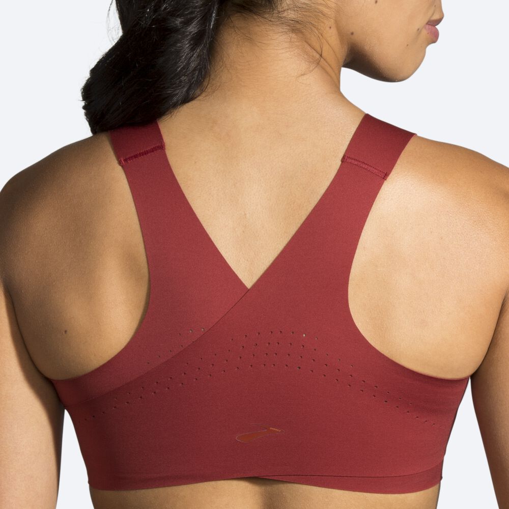 Sujetadores Deportivos Brooks Dare Crossback Run Bra Mujer Rojas | Ecuador-50817