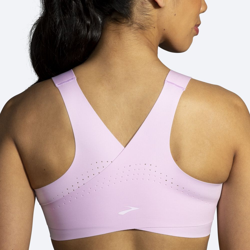 Sujetadores Deportivos Brooks Dare Crossback Run Bra Mujer Moradas | Ecuador-58426