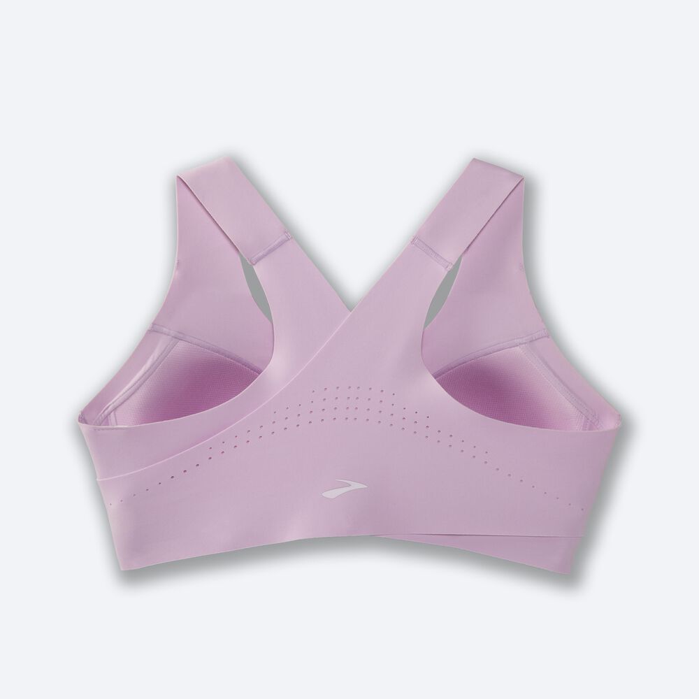 Sujetadores Deportivos Brooks Dare Crossback Run Bra Mujer Moradas | Ecuador-58426