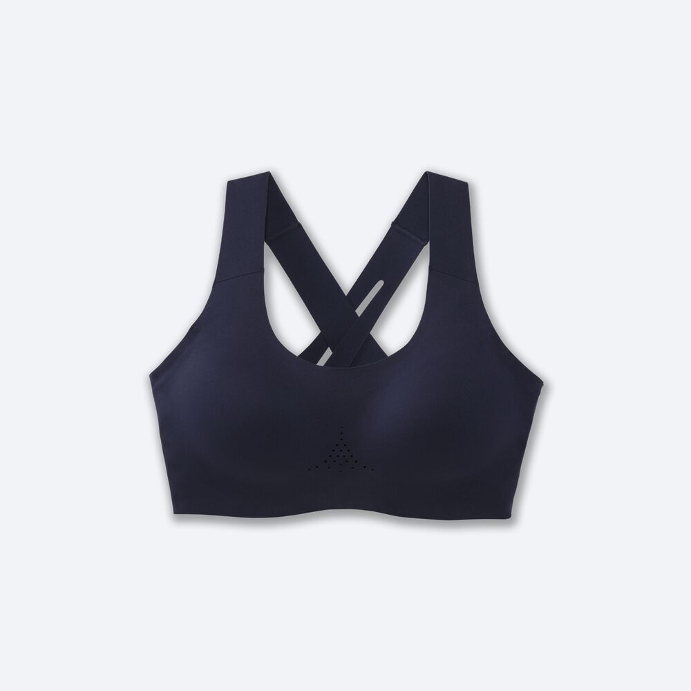 Sujetadores Deportivos Brooks Dare Crossback Run Bra 2.0 Mujer Azul Marino | Ecuador-62980