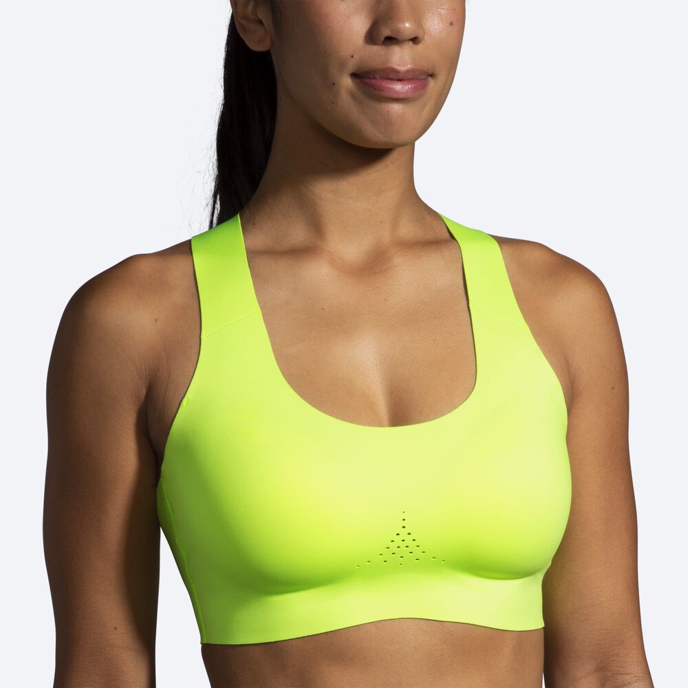 Sujetadores Deportivos Brooks Dare Crossback Run Bra 2.0 Mujer Amarillo | Ecuador-75836