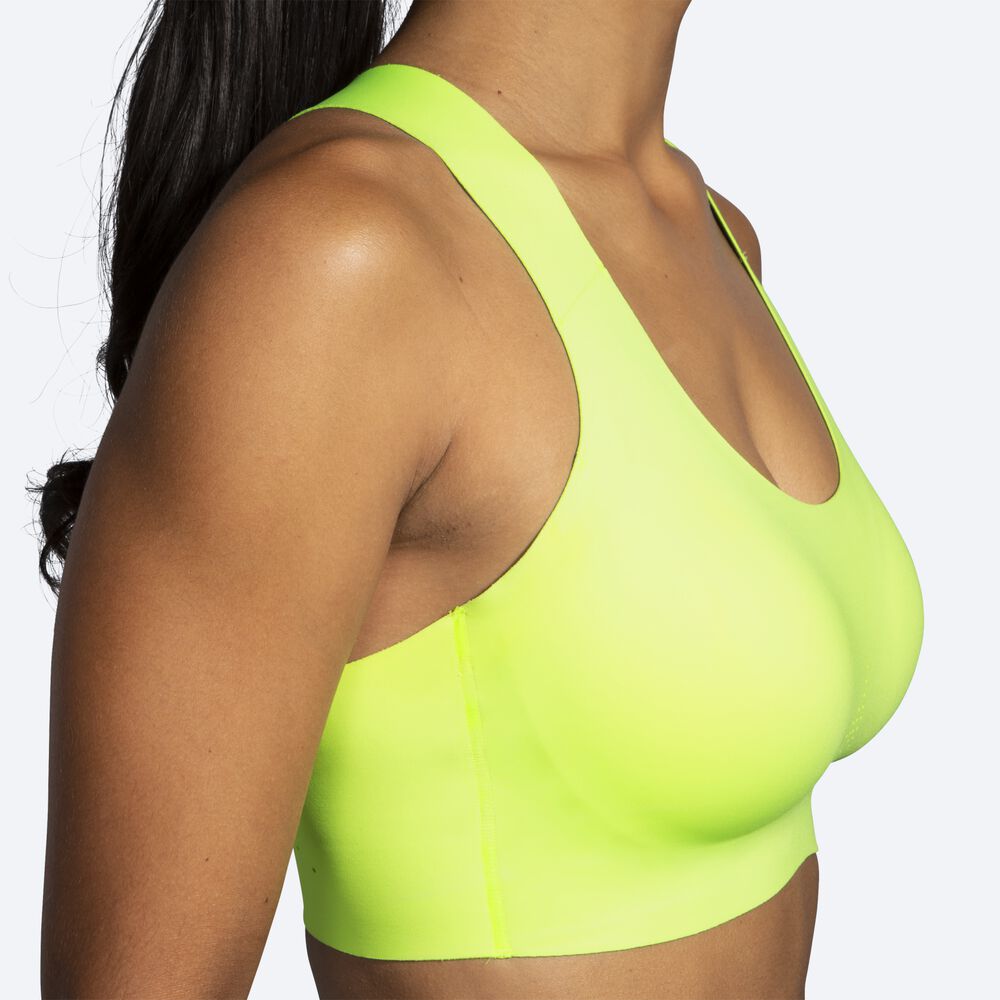 Sujetadores Deportivos Brooks Dare Crossback Run Bra 2.0 Mujer Amarillo | Ecuador-75836