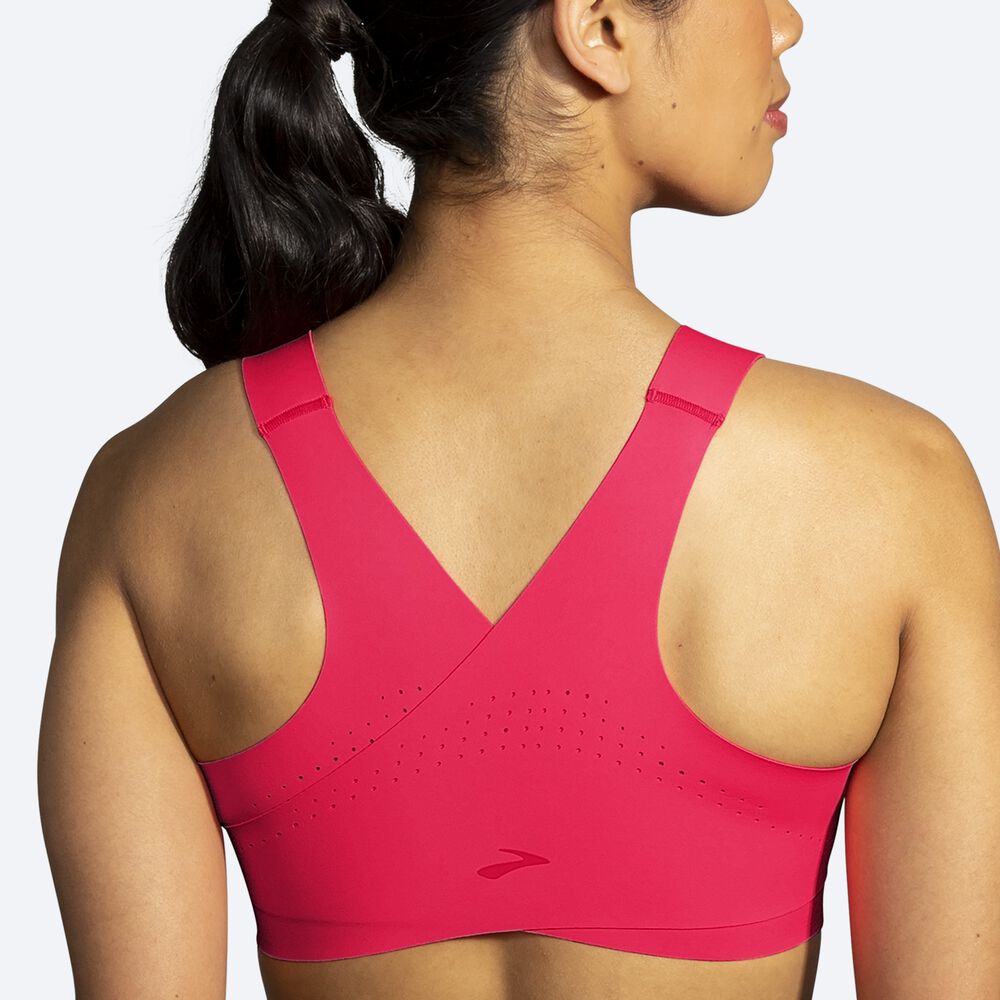 Sujetadores Deportivos Brooks Dare Crossback Run Bra Mujer Rosas | Ecuador-83756