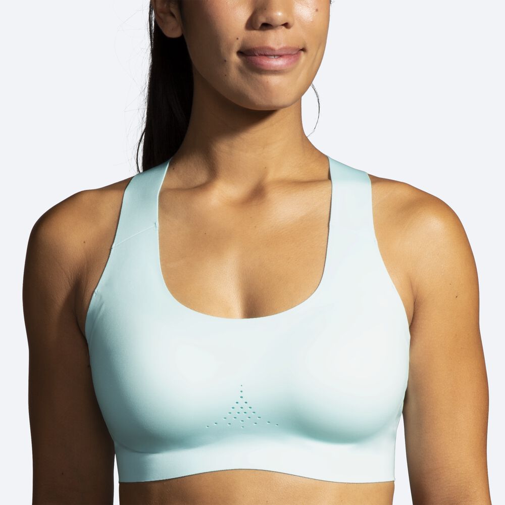 Sujetadores Deportivos Brooks Dare Crossback Run Bra 2.0 Mujer Azules/Turquesa | Ecuador-85739