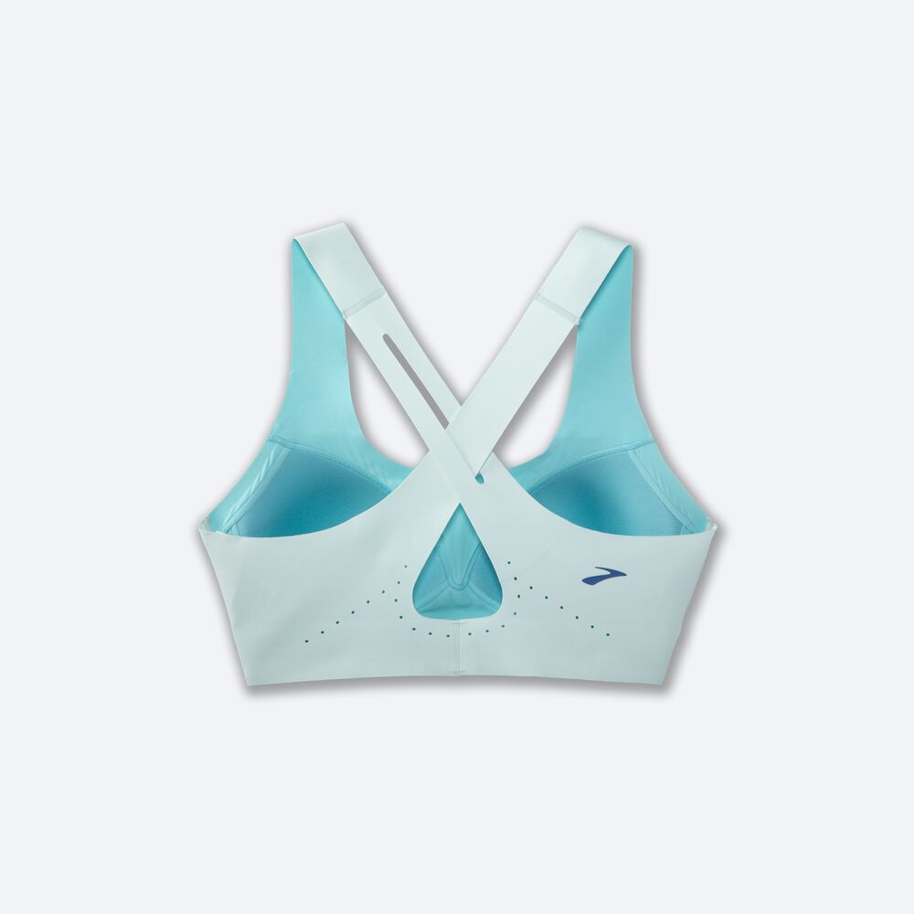 Sujetadores Deportivos Brooks Dare Crossback Run Bra 2.0 Mujer Azules/Turquesa | Ecuador-85739