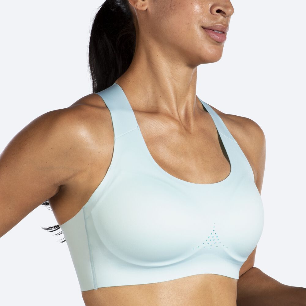 Sujetadores Deportivos Brooks Dare Crossback Run Bra 2.0 Mujer Azules/Turquesa | Ecuador-85739