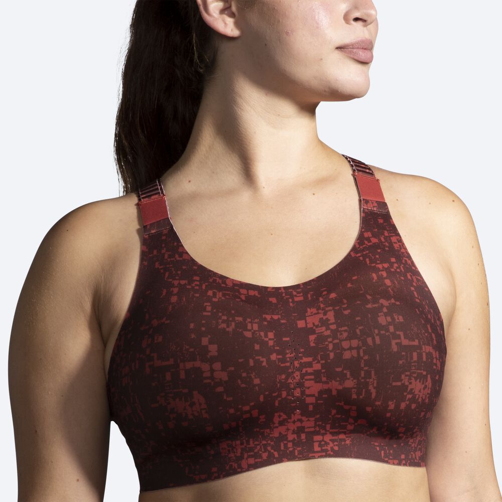 Sujetadores Deportivos Brooks Dare Racerback Run Bra 2.0 Mujer Marrones Oscuro | Ecuador-04615