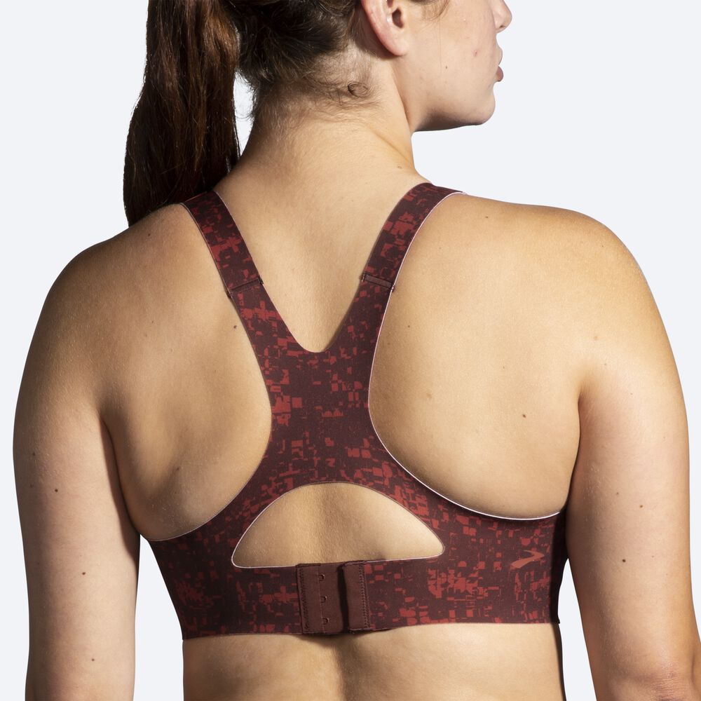 Sujetadores Deportivos Brooks Dare Racerback Run Bra 2.0 Mujer Marrones Oscuro | Ecuador-04615