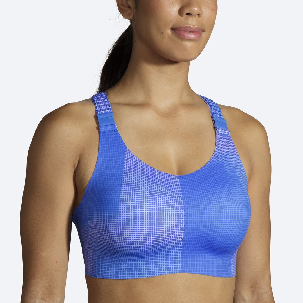 Sujetadores Deportivos Brooks Dare Racerback Run Bra 2.0 Mujer Azules | Ecuador-17450