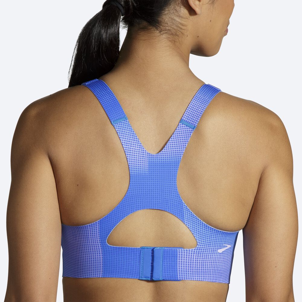 Sujetadores Deportivos Brooks Dare Racerback Run Bra 2.0 Mujer Azules | Ecuador-17450