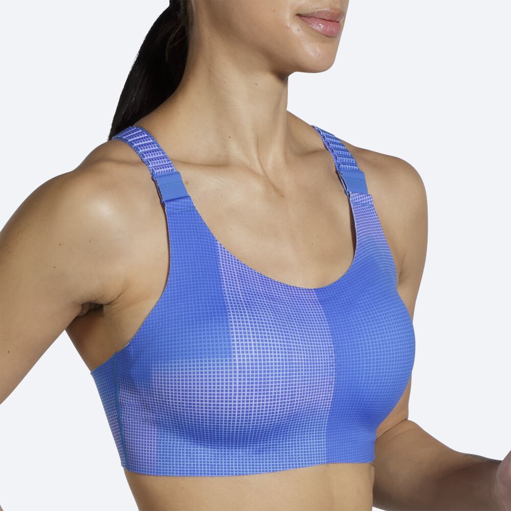 Sujetadores Deportivos Brooks Dare Racerback Run Bra 2.0 Mujer Azules | Ecuador-17450