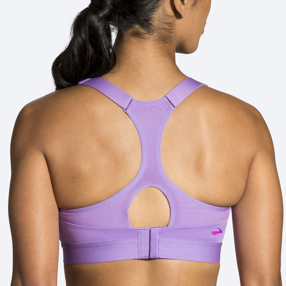 Sujetadores Deportivos Brooks Dare Racerback Run Bra Mujer Moradas | Ecuador-23078