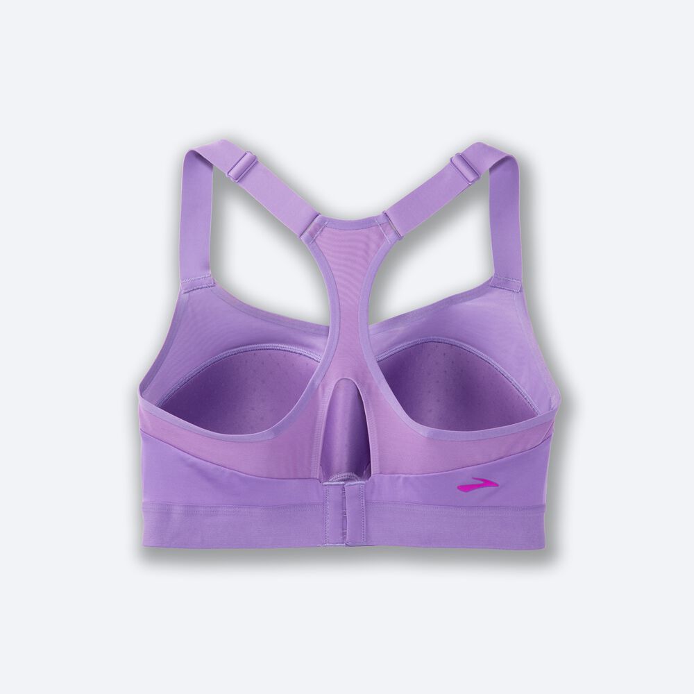 Sujetadores Deportivos Brooks Dare Racerback Run Bra Mujer Moradas | Ecuador-23078