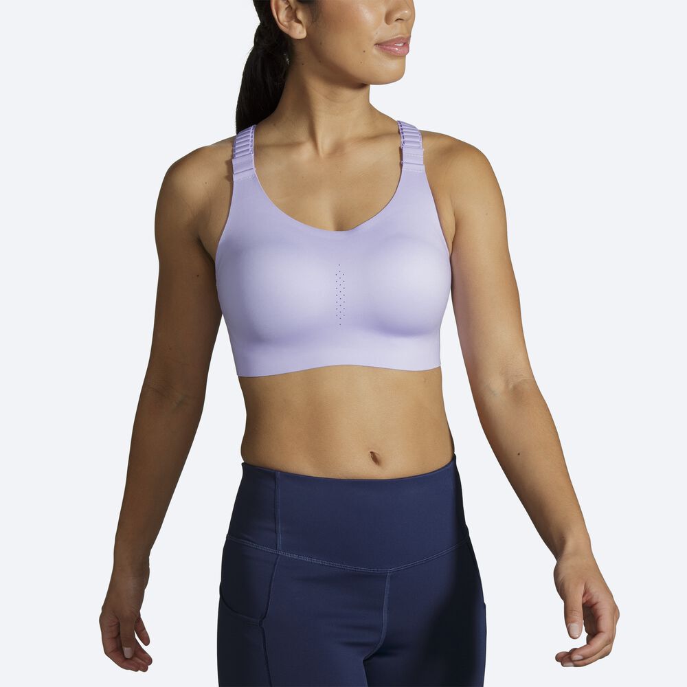 Sujetadores Deportivos Brooks Dare Racerback Run Bra 2.0 Mujer Moradas | Ecuador-24709