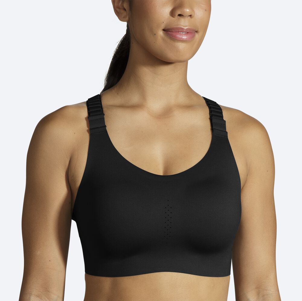 Sujetadores Deportivos Brooks Dare Racerback Run Bra 2.0 Mujer Negras | Ecuador-37098