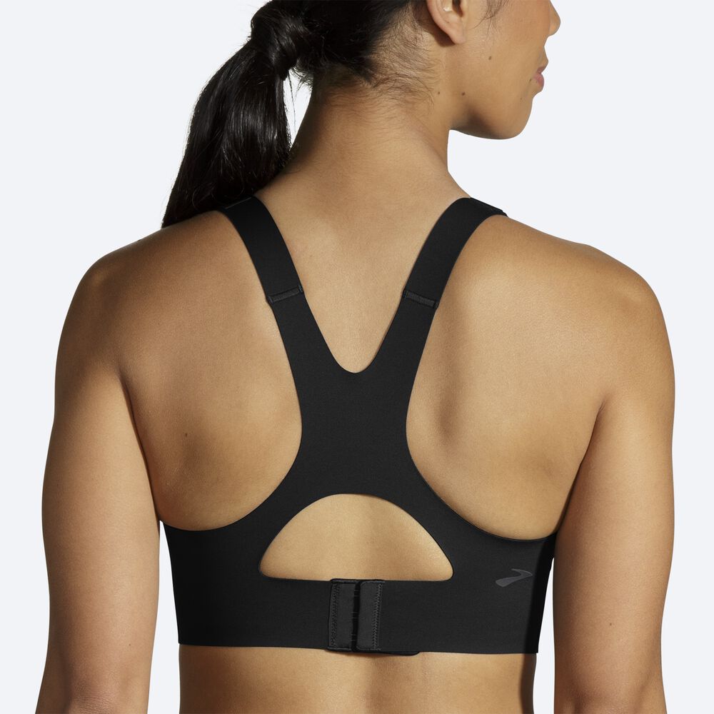 Sujetadores Deportivos Brooks Dare Racerback Run Bra 2.0 Mujer Negras | Ecuador-37098