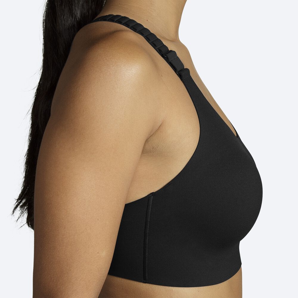 Sujetadores Deportivos Brooks Dare Racerback Run Bra 2.0 Mujer Negras | Ecuador-37098